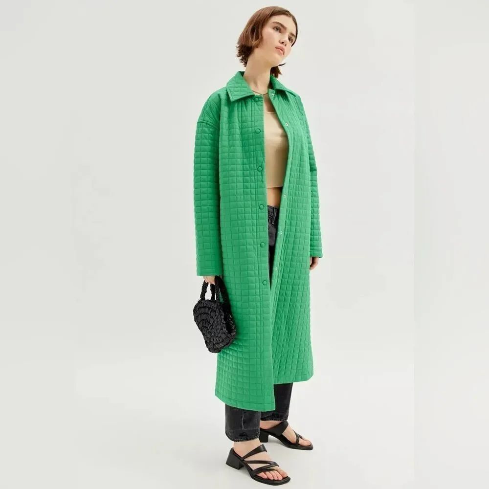 Urban Outfitters Sadie Quilted Overcoat NWT